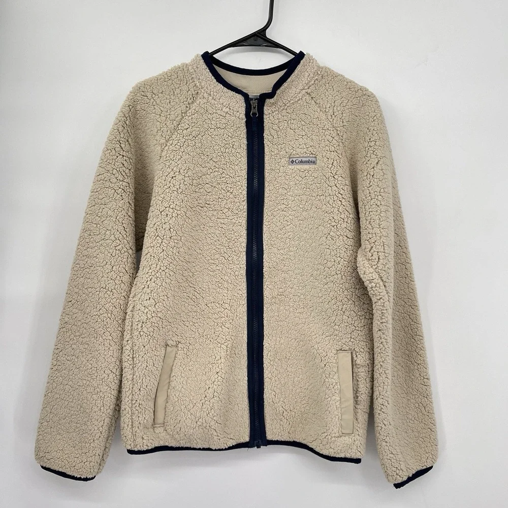 Columbia Youth Girls XL 18/20 Sherpa  Full Zip Long Sleeve Jacket‎